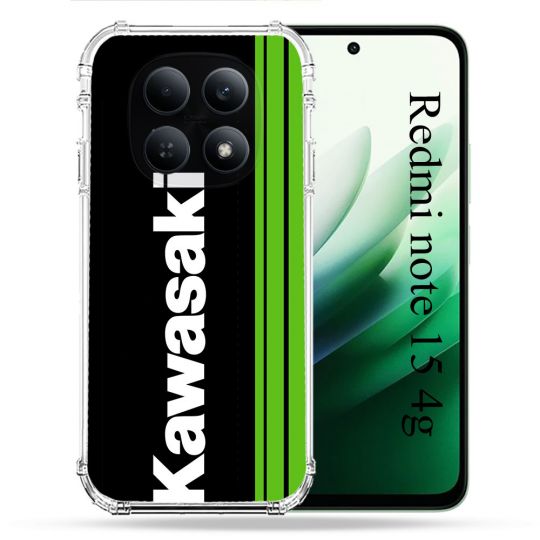 Coque Renforcée Pour Redmi Note 15 4G Moto Kawasaki