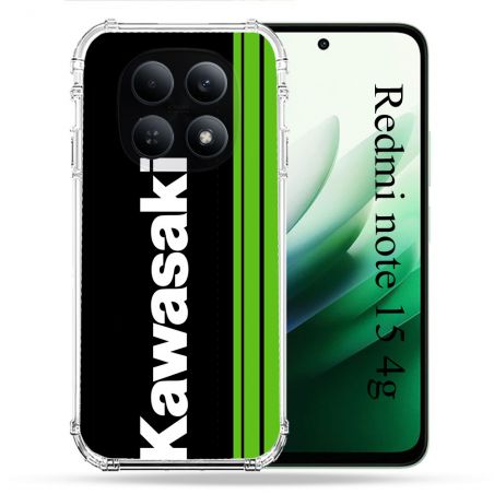 Coque Renforcée Pour Redmi Note 15 4G Moto Kawasaki