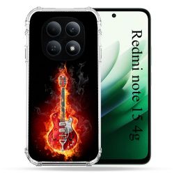 Coque Renforcée Pour Redmi Note 15 4G Musique Guitare Electrique