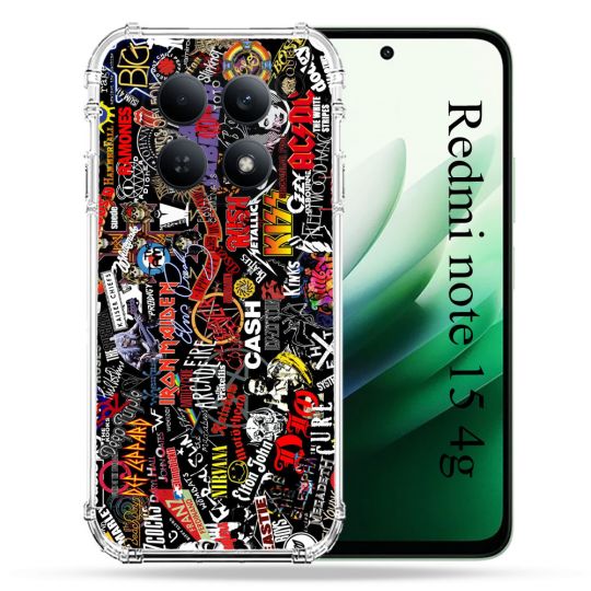 Coque Renforcée Pour Redmi Note 15 4G Musique Rock Groupe