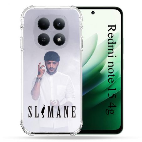 Coque Renforcée Pour Redmi Note 15 4G Musique Slimane Blanc