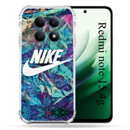 Coque Renforcée Pour Redmi Note 15 4G Nike Turquoise