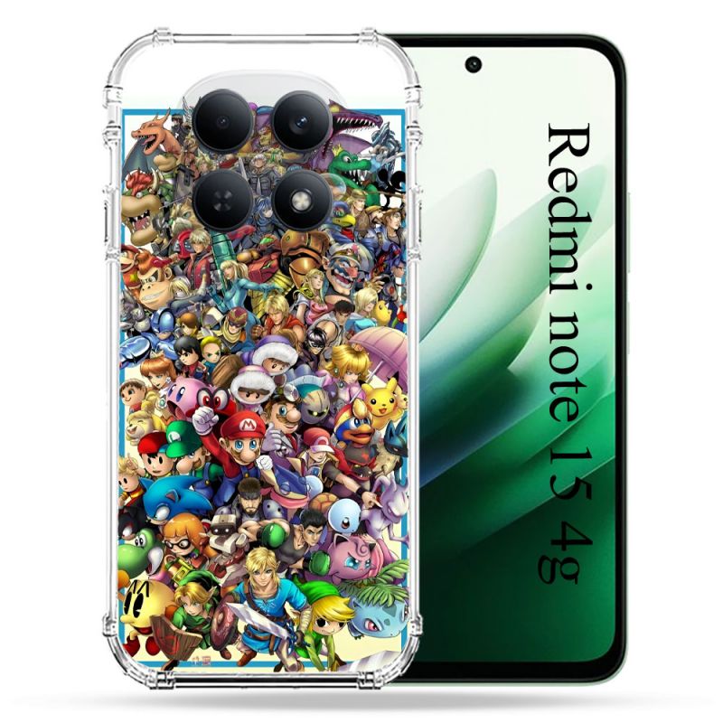 Coque Renforcée Pour Redmi Note 15 4G Nintendo