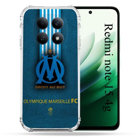 Coque Renforcée Pour Redmi Note 15 4G Olympique Marseille OM Bande