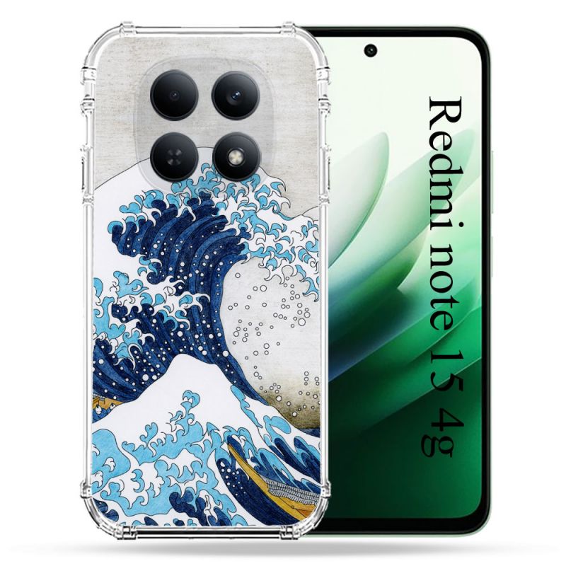 Coque Renforcée Pour Redmi Note 15 4G Peinture La Grande Vague