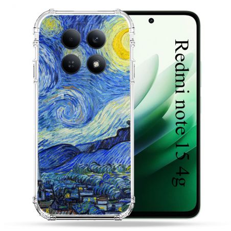 Coque Renforcée Pour Redmi Note 15 4G Peinture La nuit étoilée
