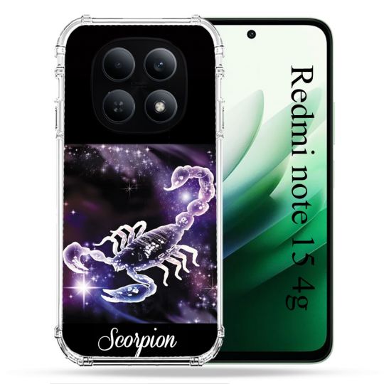 Coque Renforcée Pour Redmi Note 15 4G Signe Zodiaque 2 Scorpion