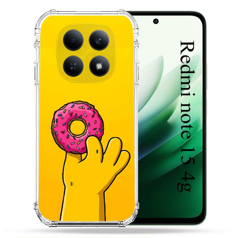 Coque Renforcée Pour Redmi Note 15 4G Simpson Donuts