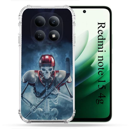 Coque Renforcée Pour Redmi Note 15 4G Sport Hockey Squelette