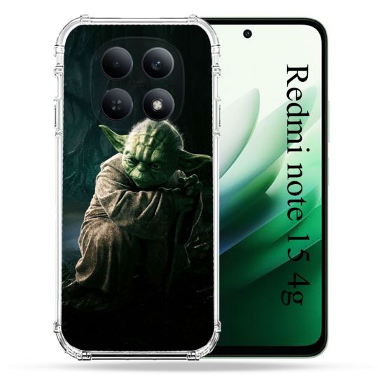 Coque Renforcée Pour Redmi Note 15 4G Star Wars - Yoda sombre