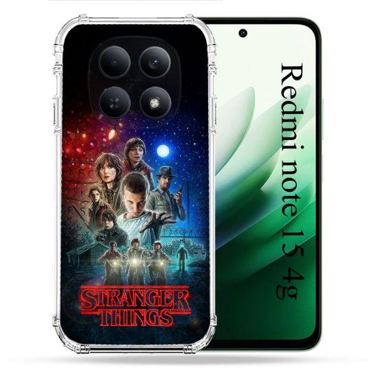 Coque Renforcée Pour Redmi Note 15 4G Stranger Things Affiche 1