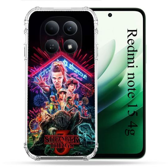 Coque Renforcée Pour Redmi Note 15 4G Stranger Things Affiche 3