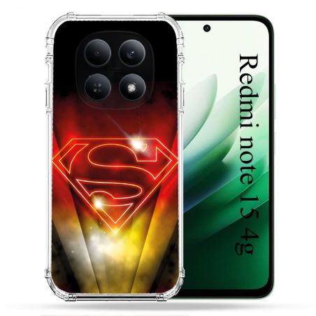 Coque Renforcée Pour Redmi Note 15 4G Superman Logo
