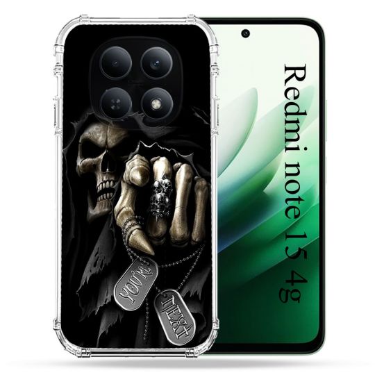 Coque Renforcée Pour Redmi Note 15 4G Tete de Mort Your Next