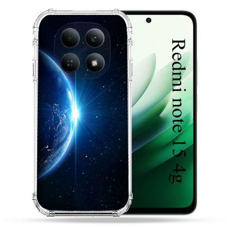 Coque Renforcée Pour Redmi Note 15 4G Univers Planete Terre