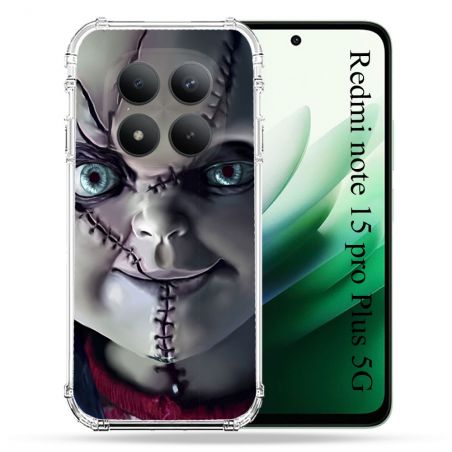 Coque Renforcée Pour Redmi Note 15 Pro Plus 5G Horreur Chucky Cicatrice