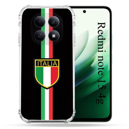 Coque Renforcée Pour Redmi Note 15 4G Voyage Italie 3 Noir