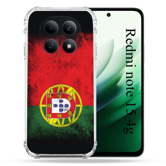 Coque Renforcée Pour Redmi Note 15 4G Voyage Portugal Drapeau