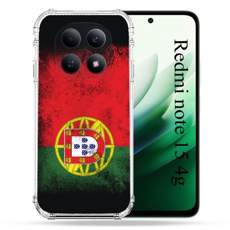 Coque Renforcée Pour Redmi Note 15 4G Voyage Portugal Drapeau