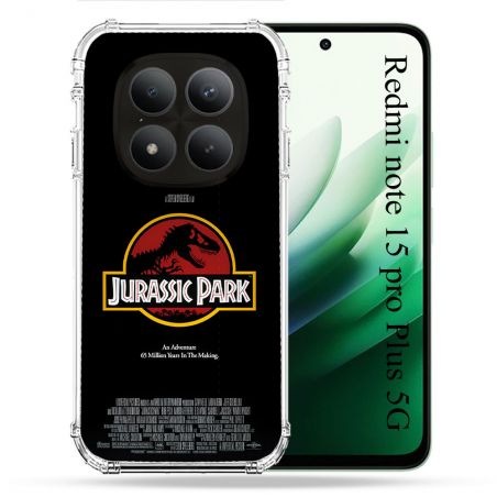 Coque Renforcée Pour Redmi Note 15 Pro Plus 5G Jurassic Park Affiche