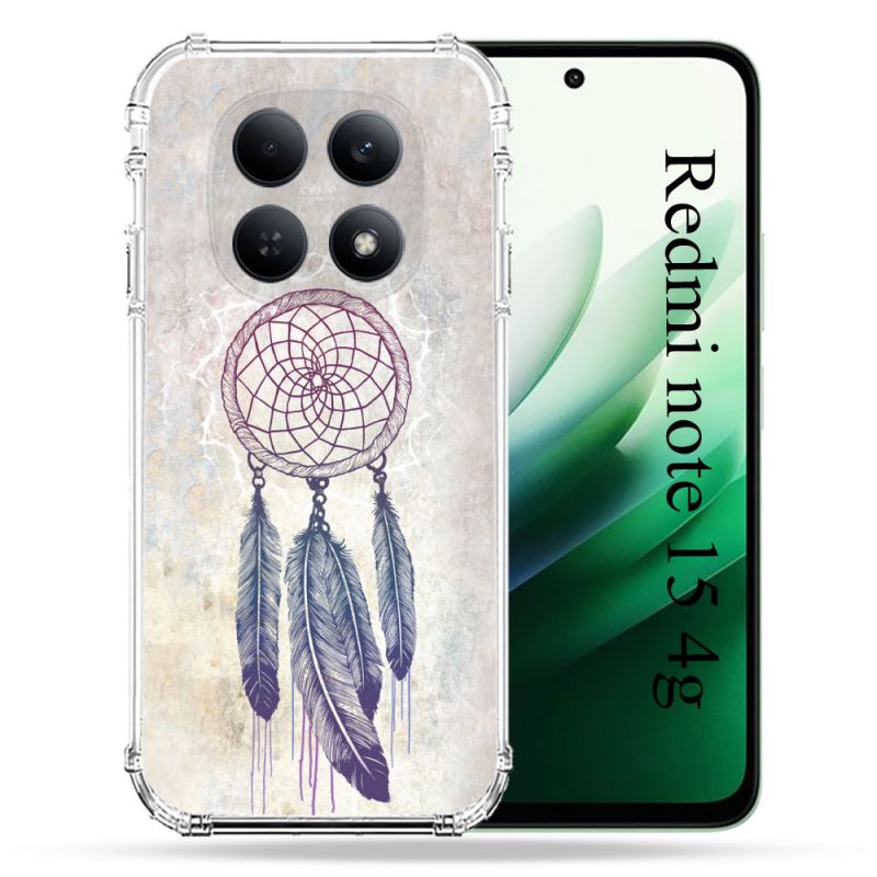 Coque Renforcée Pour Redmi Note 15 4G Zen Attrape Reve Blanc