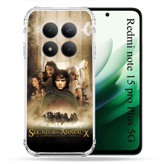 Coque Renforcée Pour Redmi Note 15 Pro Plus 5G Le seigneur Des Anneaux Affiche