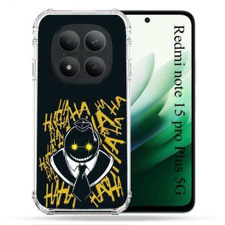 Coque Renforcée Pour Redmi Note 15 Pro Plus 5G Manga Assassination Classroom Kuro Noir