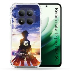 Coque Renforcée Pour Redmi Note 15 Pro Plus 5G Manga Attaque Titans Soleil