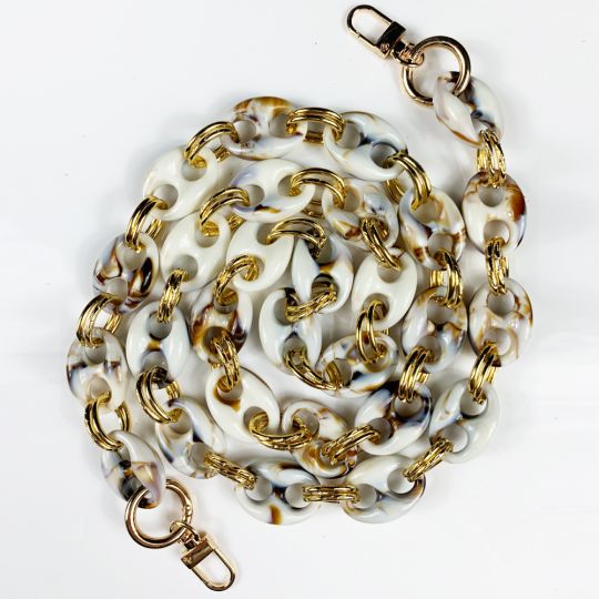 Coque Renforcée Transparente Pour Redmi Note 15 4G Lanière / Cordon Anneaux Marbre Blanc Marron