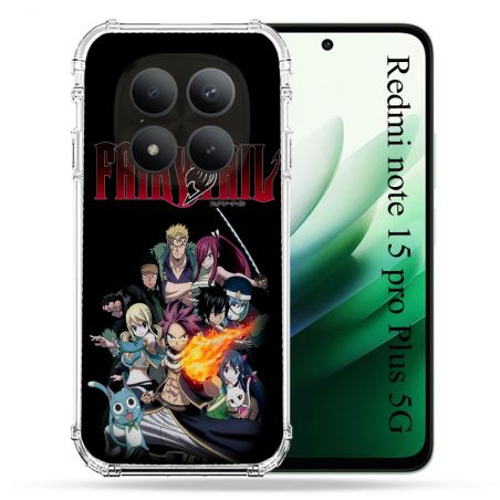 Coque Renforcée Pour Redmi Note 15 Pro Plus 5G Manga Fairy Tail Logo Team