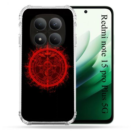 Coque Renforcée Pour Redmi Note 15 Pro Plus 5G Manga Fullmetal Alchemist Logo