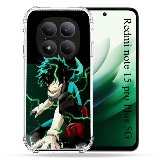 Coque Renforcée Pour Redmi Note 15 Pro Plus 5G Manga My Hero Academia Deku