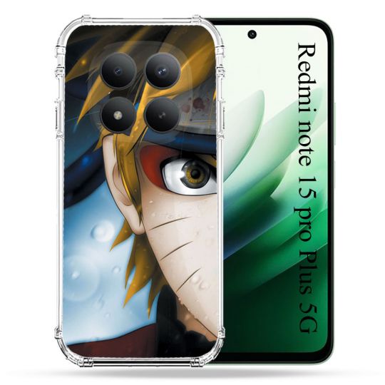 Coque Renforcée Pour Redmi Note 15 Pro Plus 5G Manga Naruto Blanc