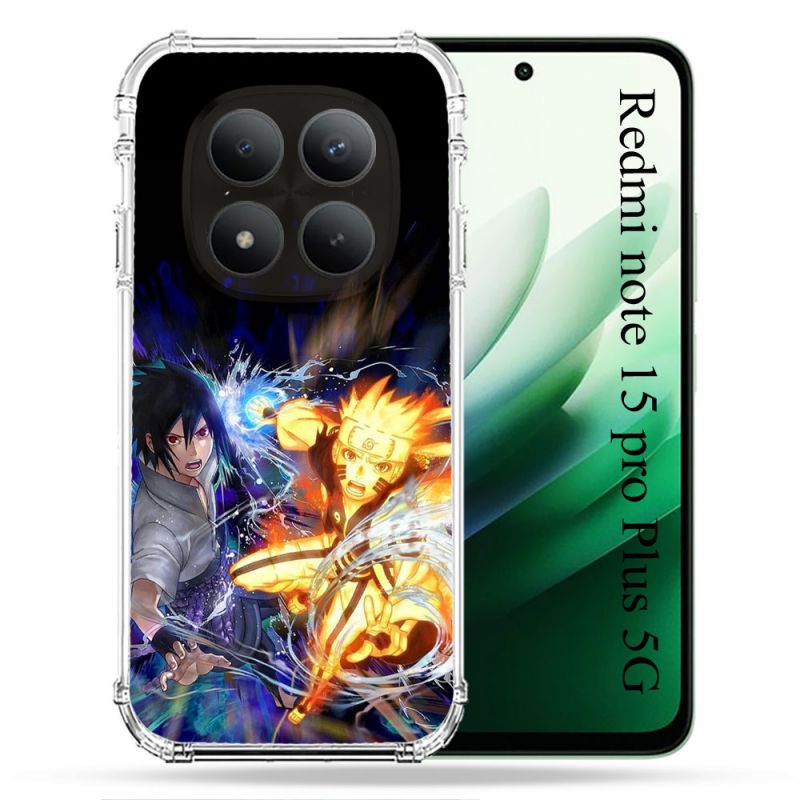 Coque Renforcée Pour Redmi Note 15 Pro Plus 5G Manga Naruto VS
