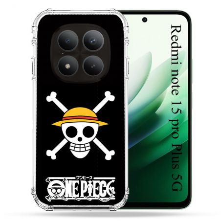 Coque Renforcée Pour Redmi Note 15 Pro Plus 5G Manga One Piece Tete de Mort