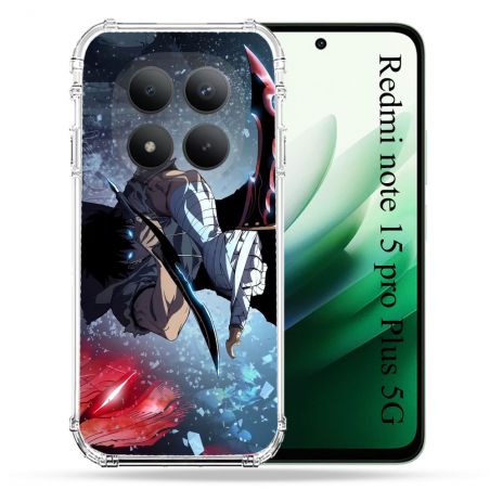 Coque Renforcée Pour Redmi Note 15 Pro Plus 5G Manga Solo Leveling Sung Epee