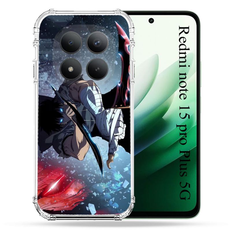 Coque Renforcée Pour Redmi Note 15 Pro Plus 5G Manga Solo Leveling Sung Epee