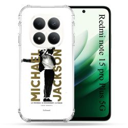 Coque Renforcée Pour Redmi Note 15 Pro Plus 5G Michael Jackson Blanc