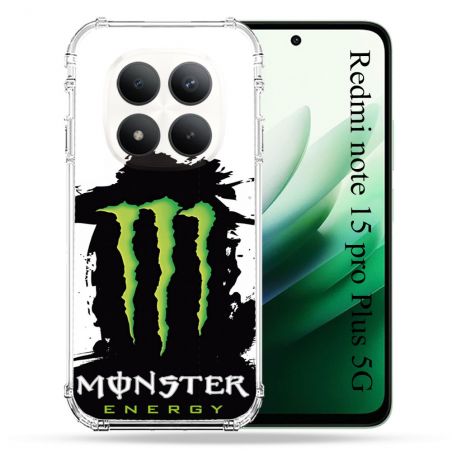Coque Renforcée Pour Redmi Note 15 Pro Plus 5G Monster Energy Tache