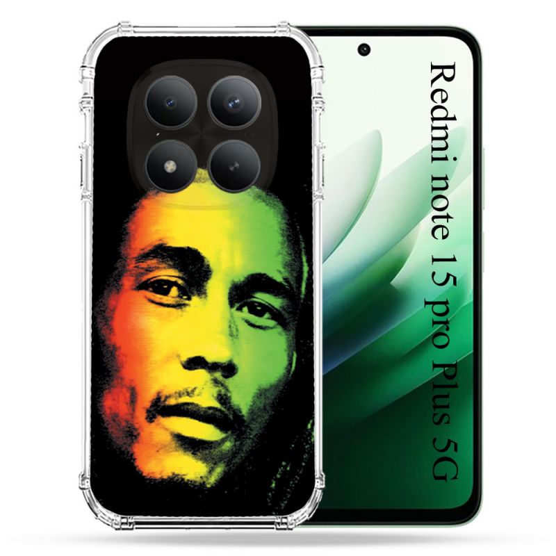 Coque Renforcée Pour Redmi Note 15 Pro Plus 5G Musique Bob Marley 2