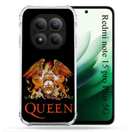 Coque Renforcée Pour Redmi Note 15 Pro Plus 5G Musique Rock Queen