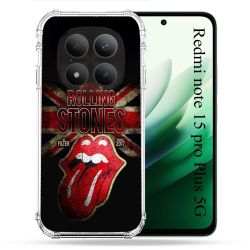 Coque Renforcée Pour Redmi Note 15 Pro Plus 5G Musique Rolling Stones