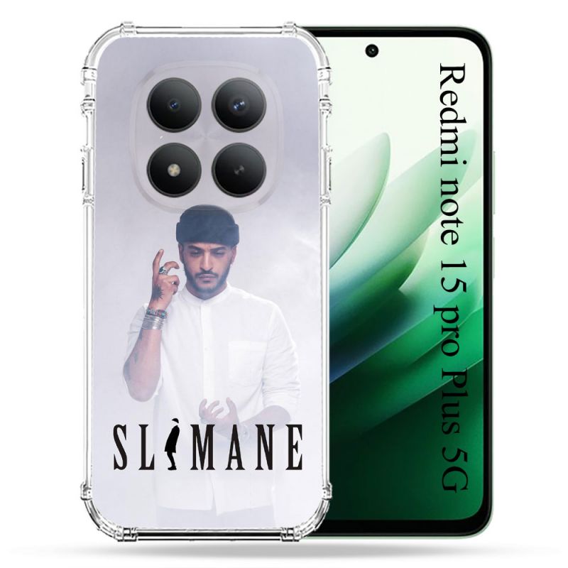 Coque Renforcée Pour Redmi Note 15 Pro Plus 5G Musique Slimane Blanc