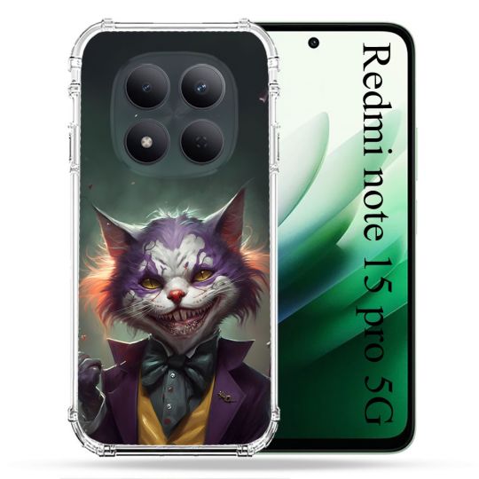 Coque Renforcée Pour Redmi Note 15 Pro 5G Animal Chat Joker