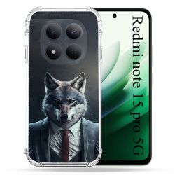 Coque Renforcée Pour Redmi Note 15 Pro 5G Animal Loup Business