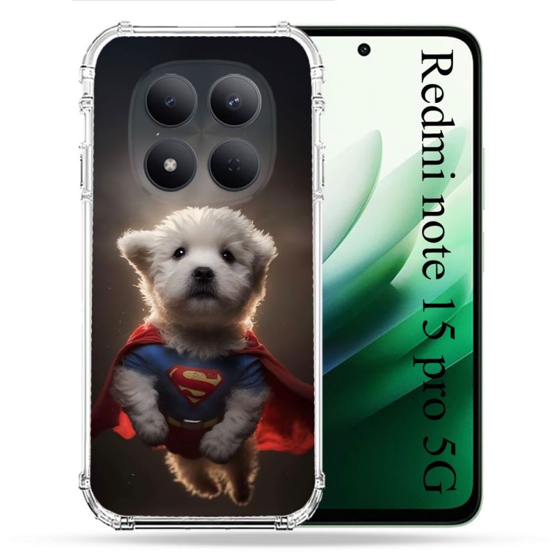 Coque Renforcée Pour Redmi Note 15 Pro 5G Animal Super Chien