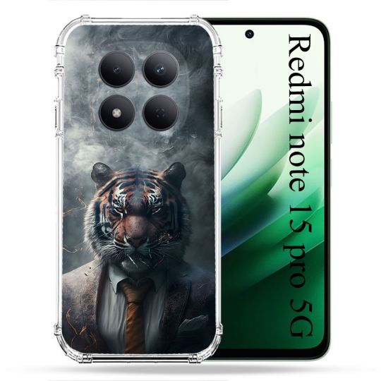 Coque Renforcée Pour Redmi Note 15 Pro 5G Animal Tigre Business