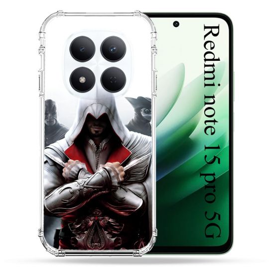 Coque Renforcée Pour Redmi Note 15 Pro 5G Assassin Creed Mask
