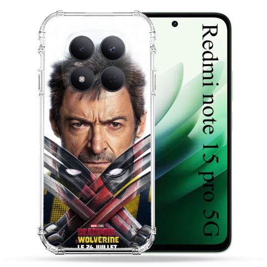 Coque Renforcée Pour Redmi Note 15 Pro 5G Deadpool Affiche