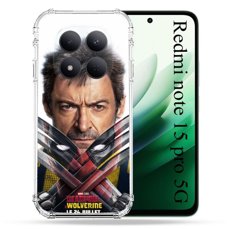 Coque Renforcée Pour Redmi Note 15 Pro 5G Deadpool Affiche